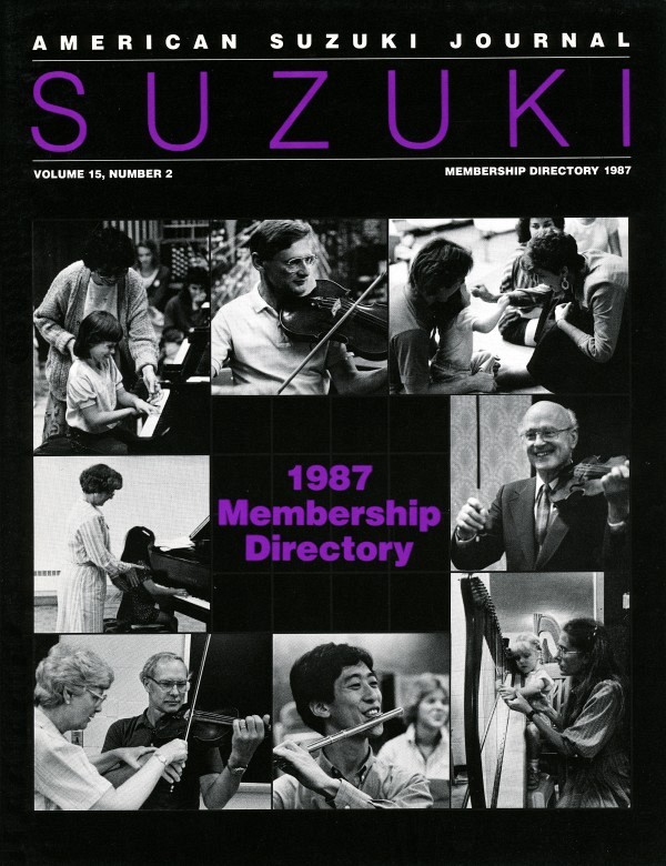 American Suzuki Journal volume 15.2.