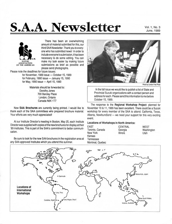 SAA Newsletter volume 1.3.