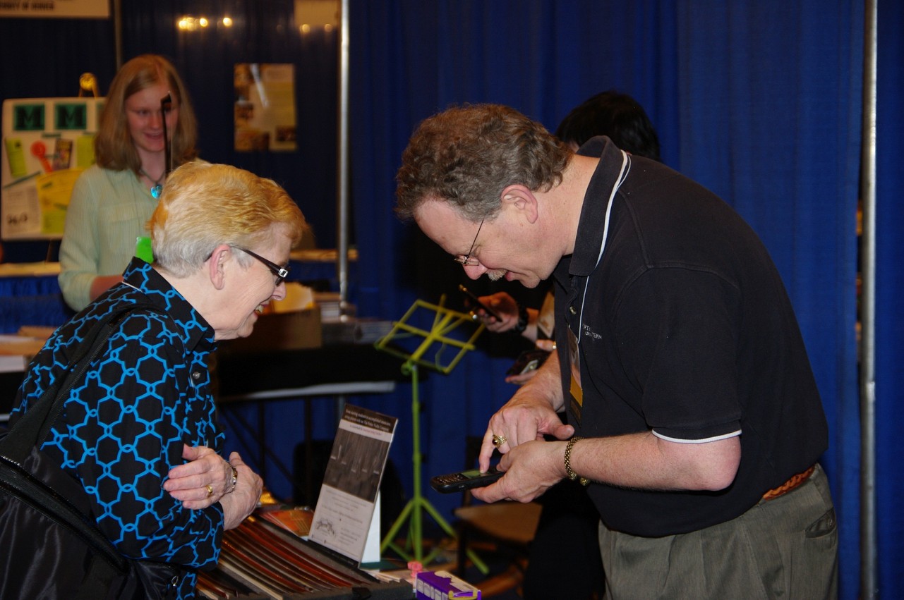 Exhibit area at the 2010 Conference