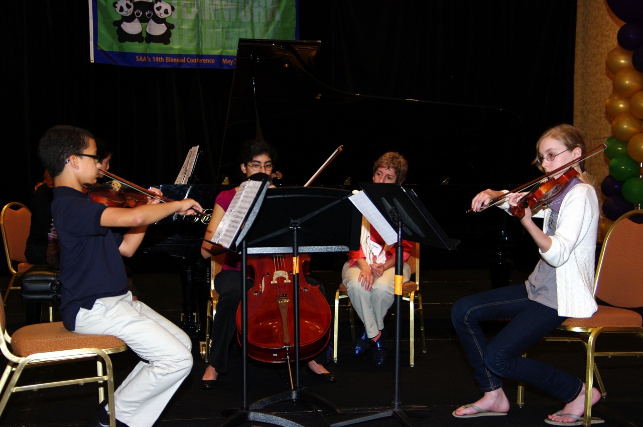 Chamber music masterclass at the 2010 Conference