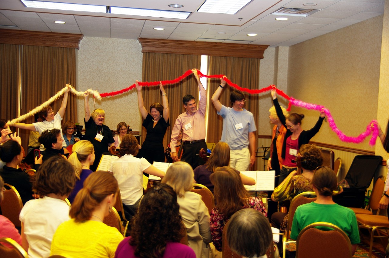 Carol Tarr, Ronda Cole, Allen Lieb, and others participate in a session at the 2010 Conference