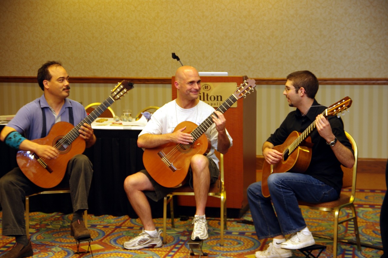 Guitar session at the 2010 Conference