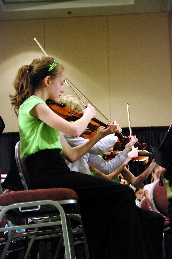 Violin in the SYOA concert at the 2010 Conference