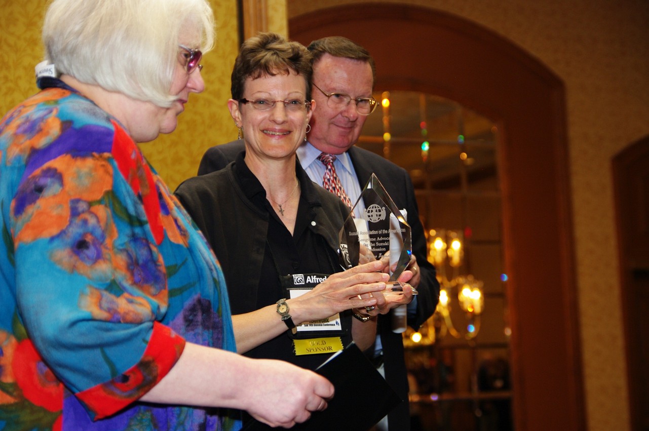 Gilda Barston, Judy Bagnato, and Paul Landefeld at the 2010 Conference. Judy Bagnato received a CLC Award.