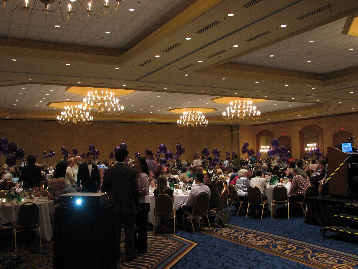 Awards banquet at the 2010 Conference