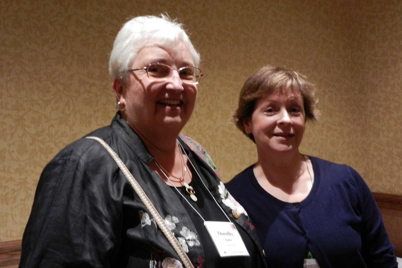 Dorothy Jones and Lynn McCall at the 2012 Conference
