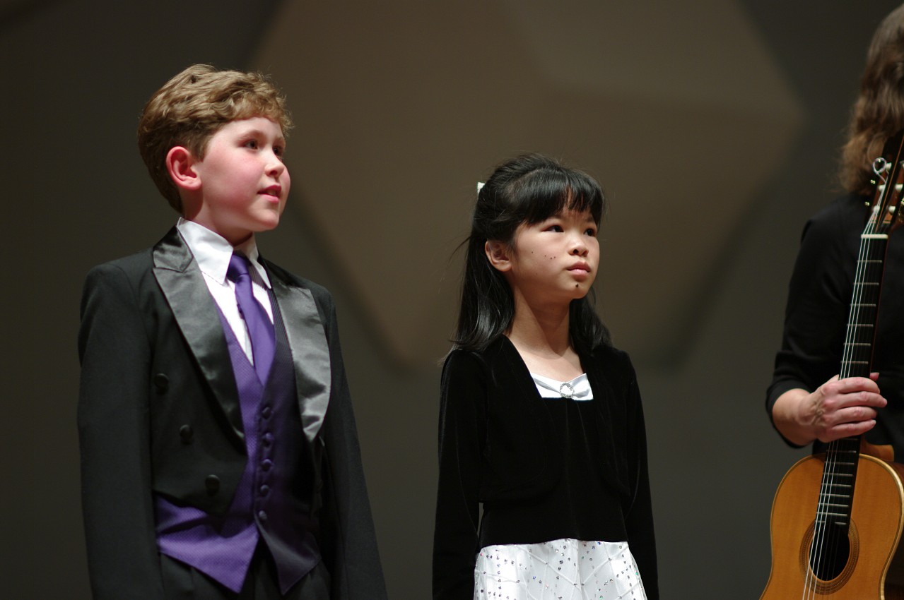 Gavin George and Lucy Sotak in the Kaleidoscope Concert