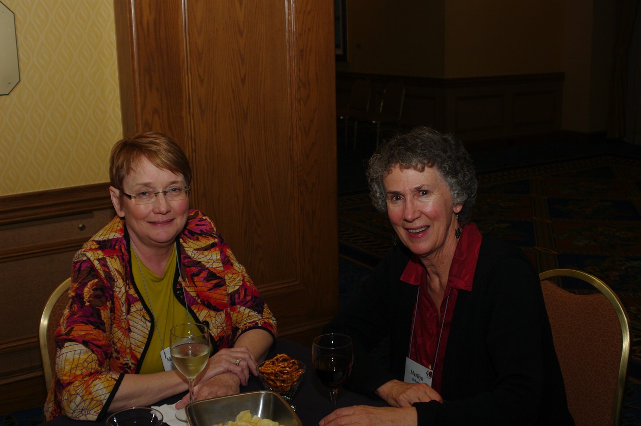 Marilyn O’Boyle and friend at the 2012 conference