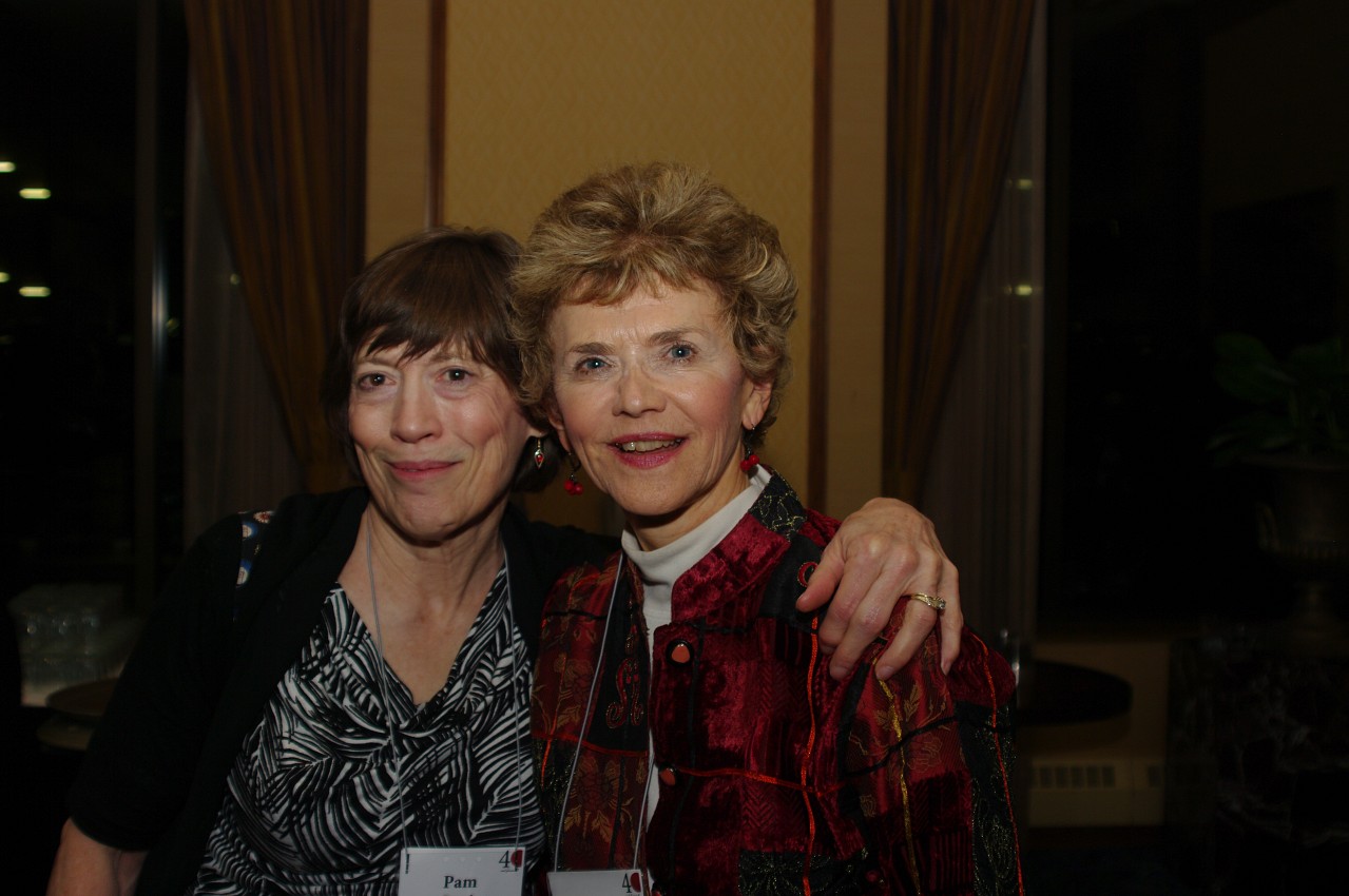 Pam Brasch and Marilyn George at the 2012 conference