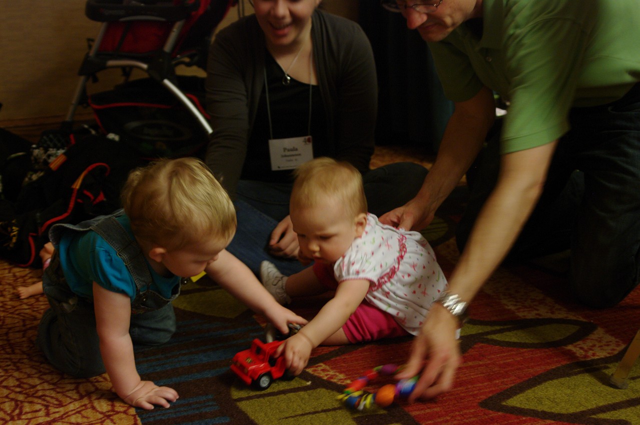 Cute babies at the 2012 Conference