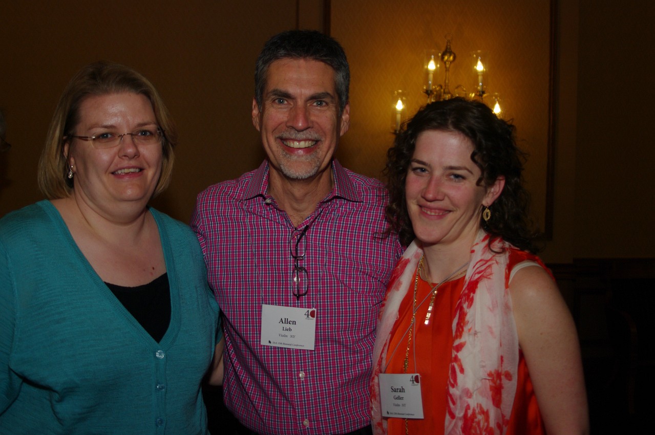 Allen Lieb and Sarah Geller at the 2012 conference