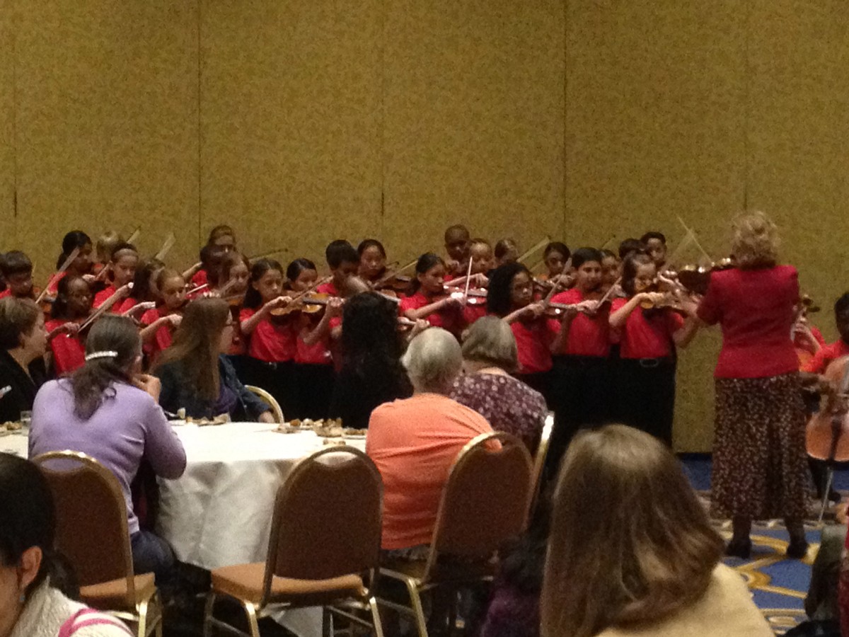Parker Elementary Suzuki Strings performs at the 2012 Conference