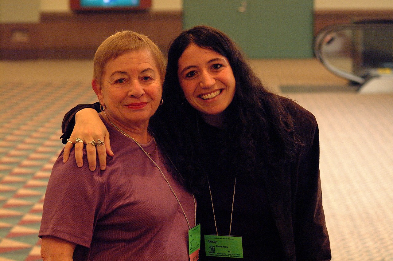 Idell Low and Suzy Perelman at the 2002 SAA Conference