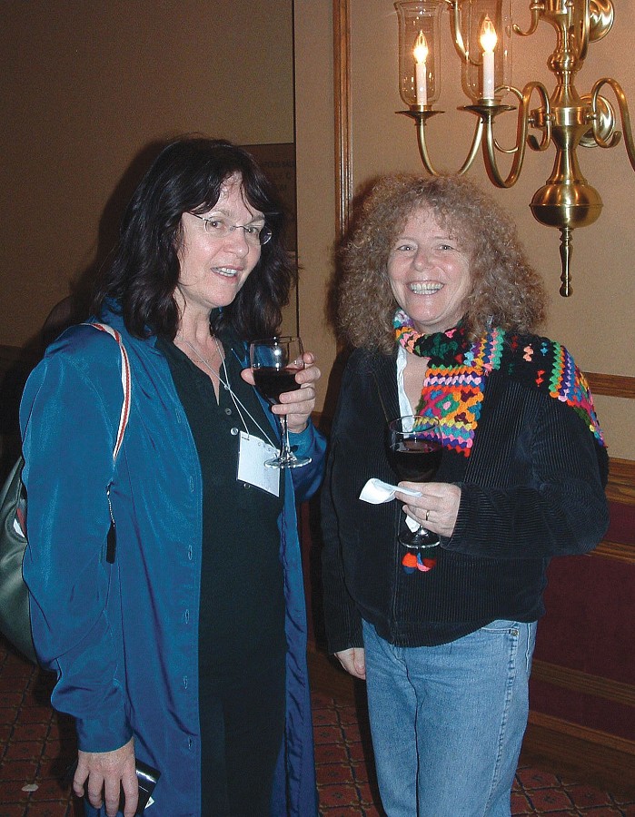 Caroline Fraser and friend at the 2004 SAA Conference