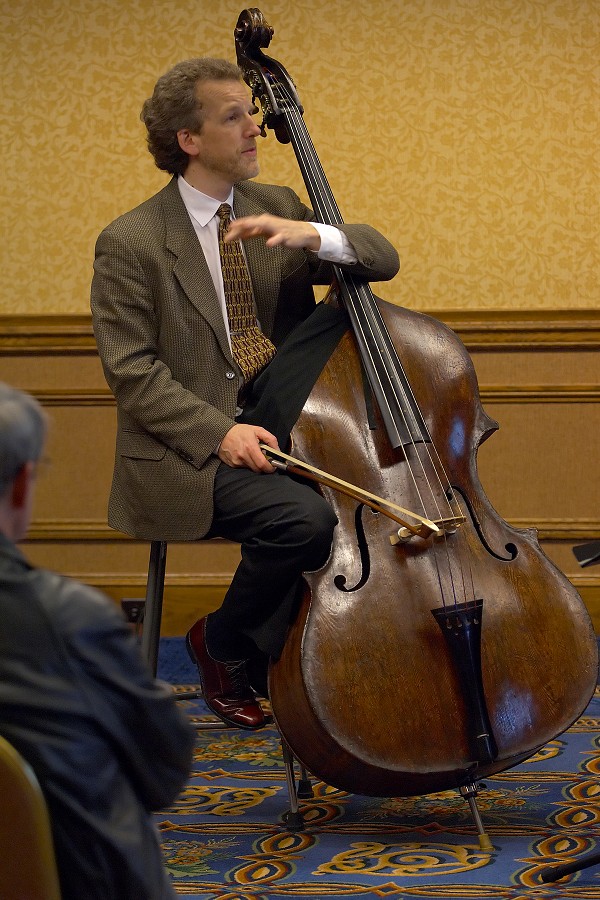 Peter Lloyd, bass clinician, at the 2006 SAA Conference