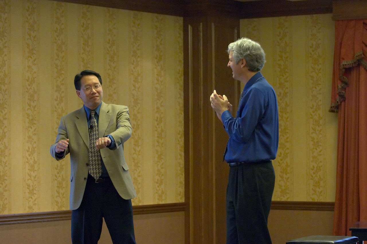 Brian Chung and Brian Ganz at the 2006 SAA Conference