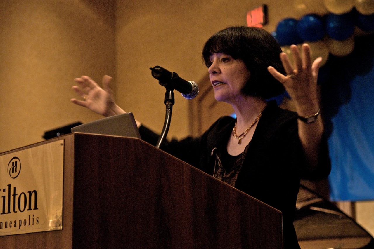 Dr. Carol Dweck, keynote speaker on “Mindsets and Music: Developing Children’s Talent” at the 2008 SAA Conference