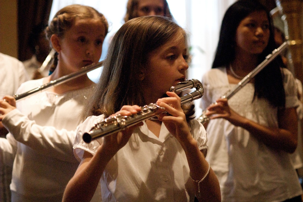 Flute choir performance at the 2008 SAA Conference