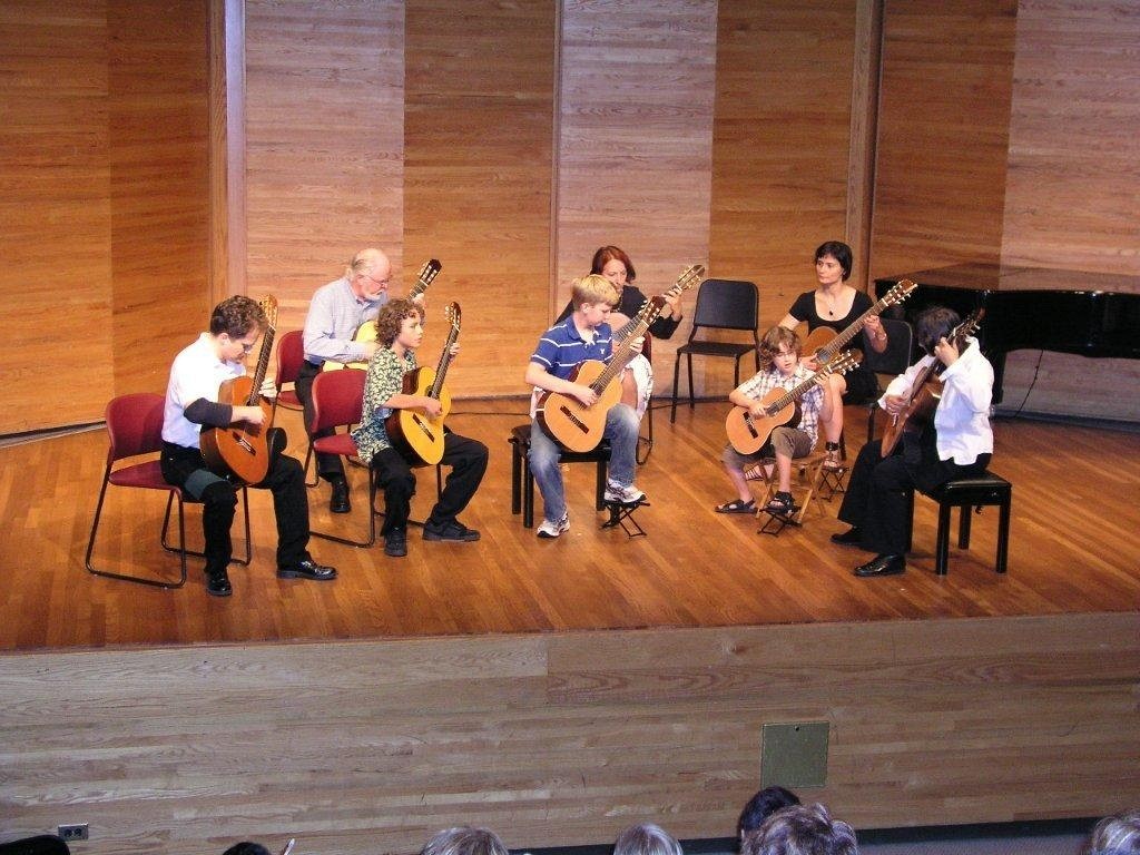 Guitar group concert at Brandon Suzuki Institute