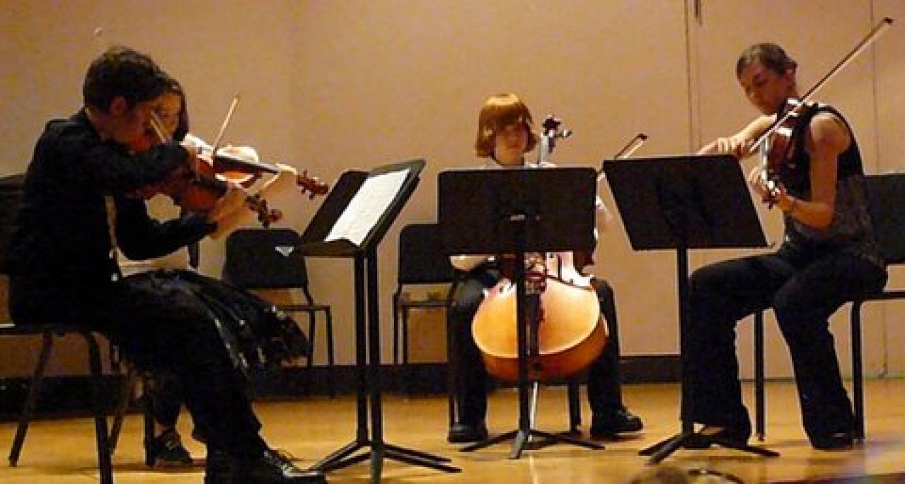 String quartet at Suzuki Music Columbus