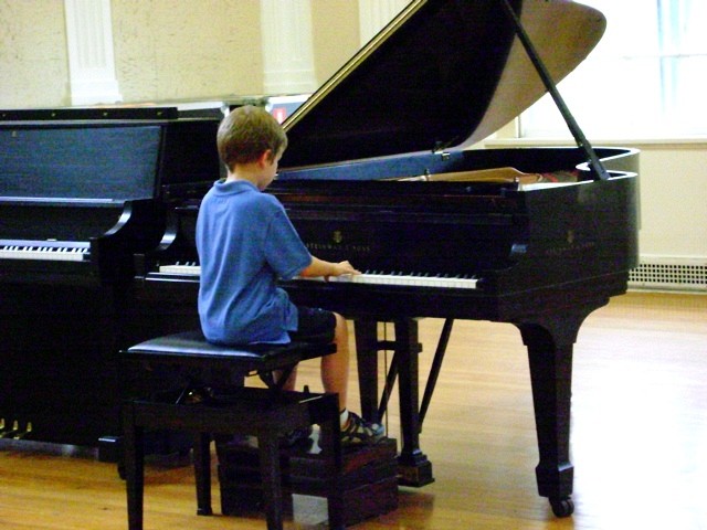 Piano student at Suzuki by the Green
