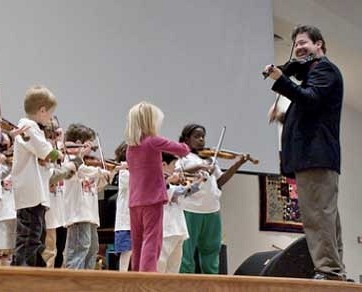 Violin group at Suzuki Institute at PhoenixPhest! Grande