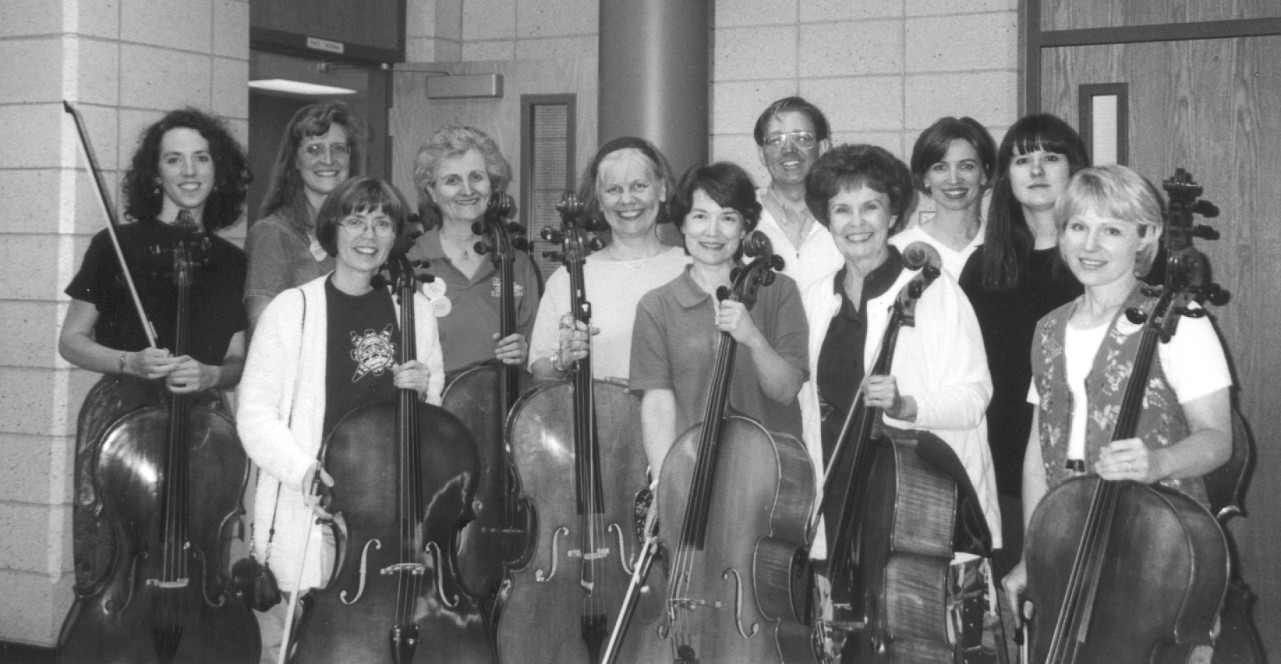 Cello teacher training participants