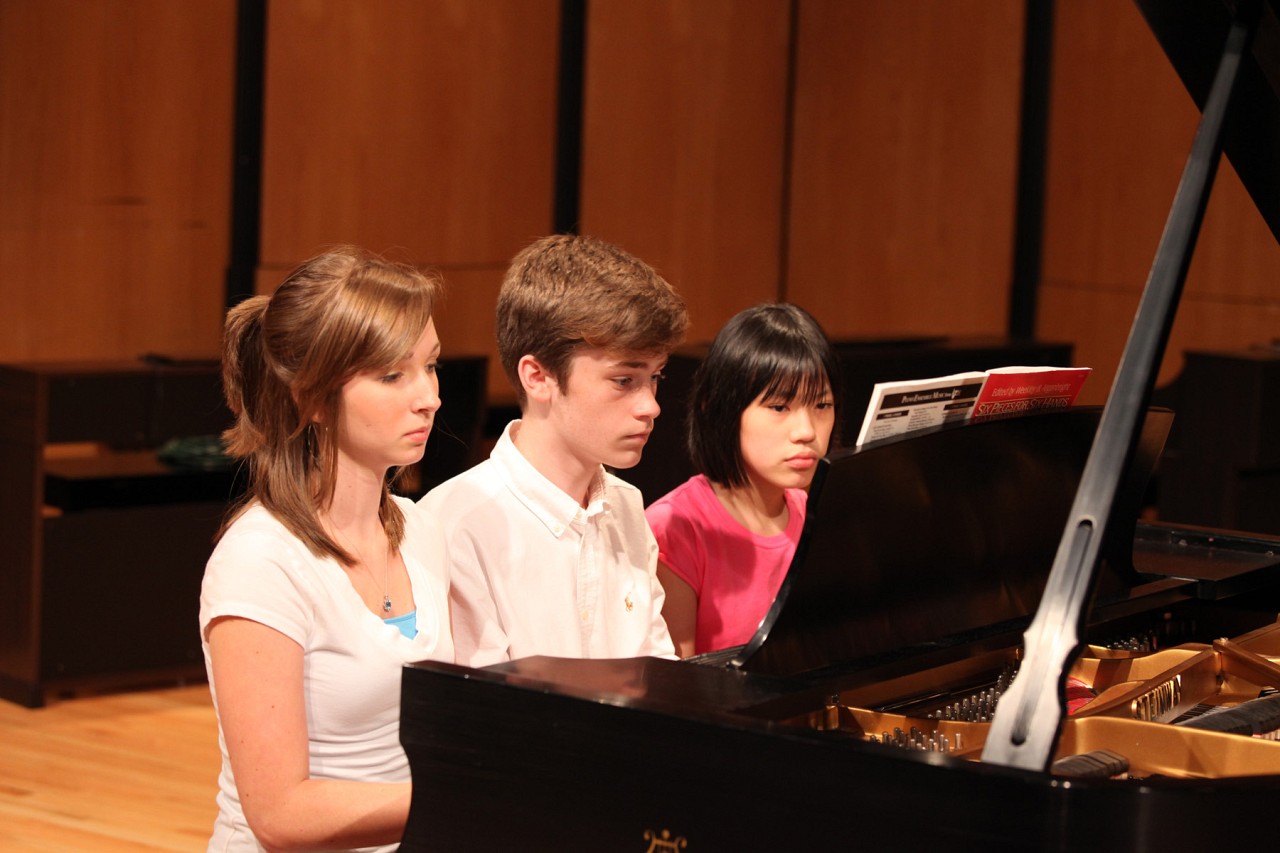 Piano ensemble at Memphis Suzuki Institute