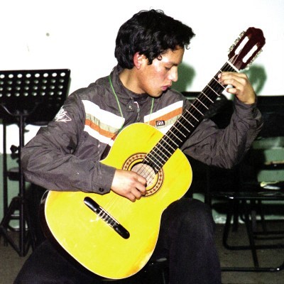 Student guitarist