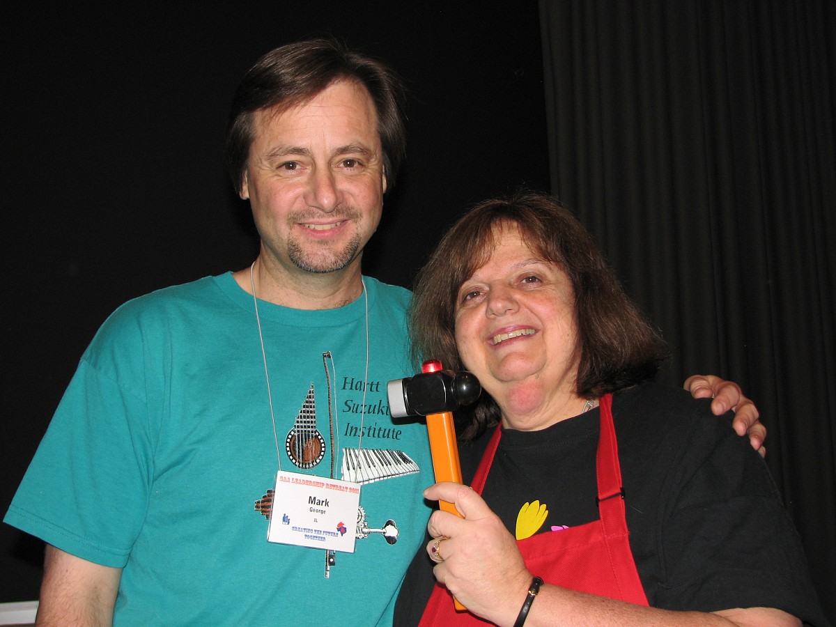 Mark George and Teri Einfeldt at the 2011 Leadership Retreat