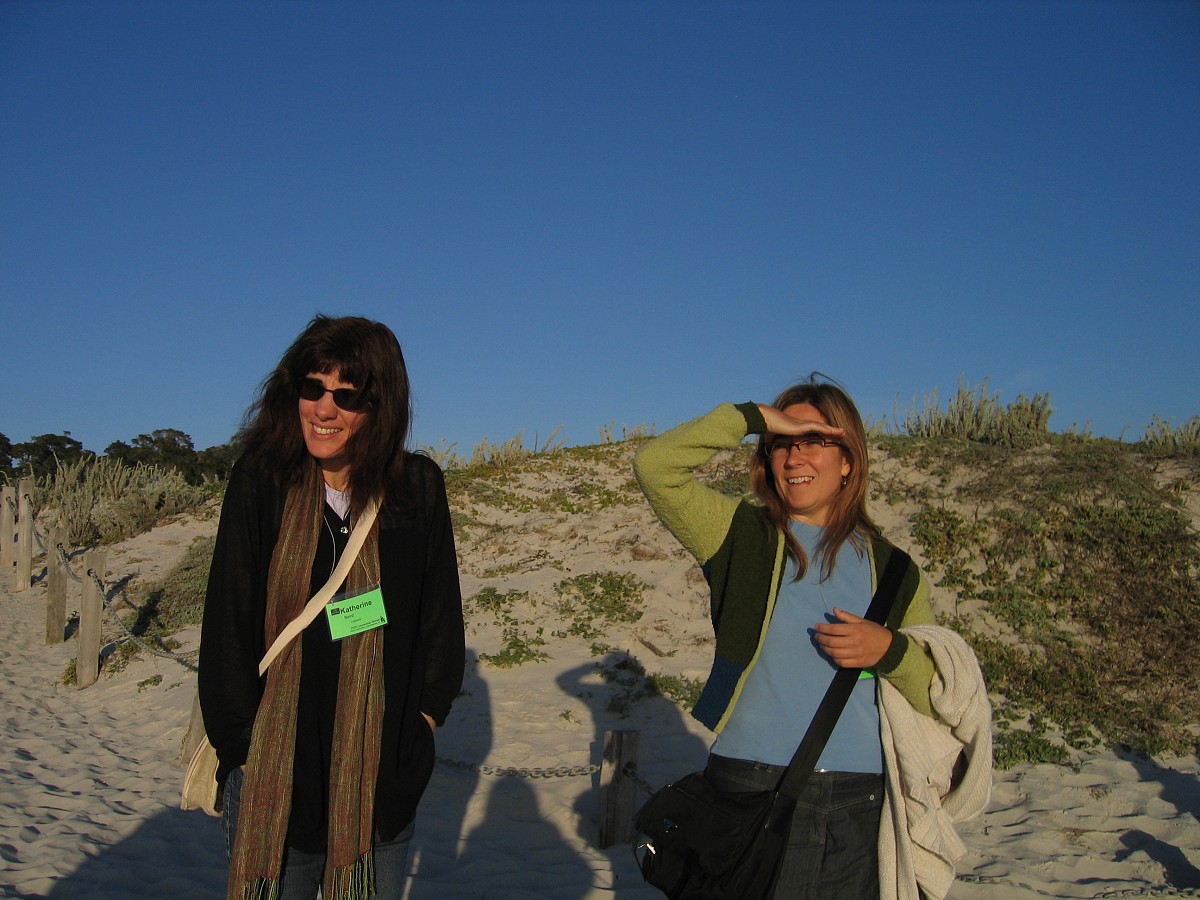 Katherine Baird and friend at the 2005 SAA Leadership Retreat