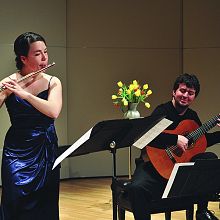 Whitney Kelley and Patrick Sutton in recital at East Tennessee State University