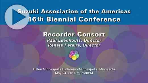 Recorder Consort—Conference 2014