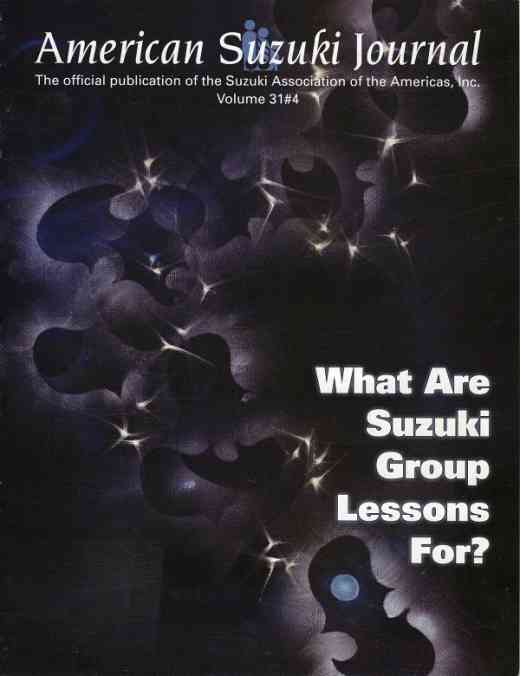 American Suzuki Journal volume 31.4