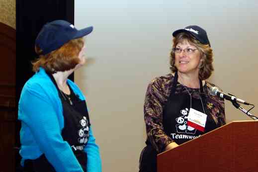 Carol Ourada and Betsy Stuen-Walker present at the 2010 Annual Meeting at the Conference