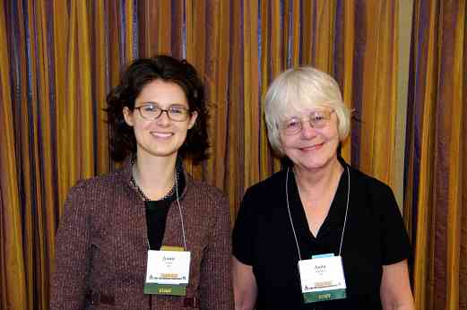 Jenny Ferenc and Anita Hamilton, SAA Staff, at the 2010 Conference