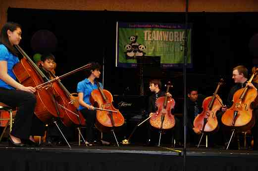 Cellisimo performs at the 2010 Conference awards banquet.