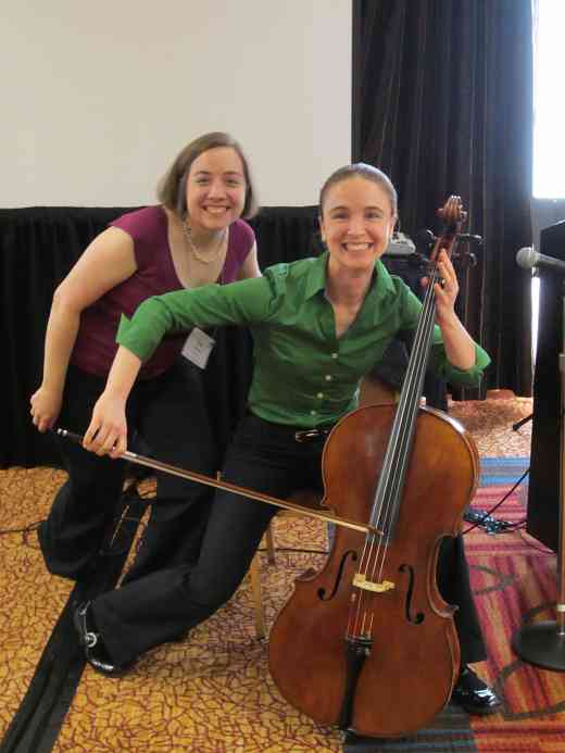 Lisa Caravan and Abigail McHugh at the 2012 Conference