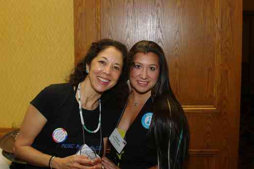 Michiko Yurko and Jenny Murphy at the 2012 Conference