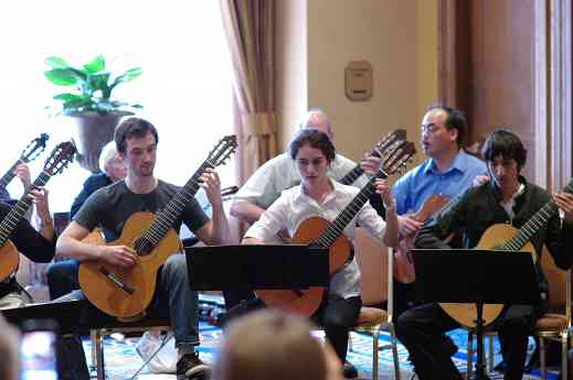 Guitar Ensemble performance at the 2012 conference