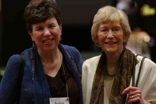 Barbara Wampner and Constance Starr at the 2012 conference