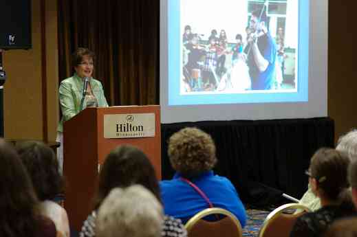 Ramona Stirling gives a session at the 2012 conference