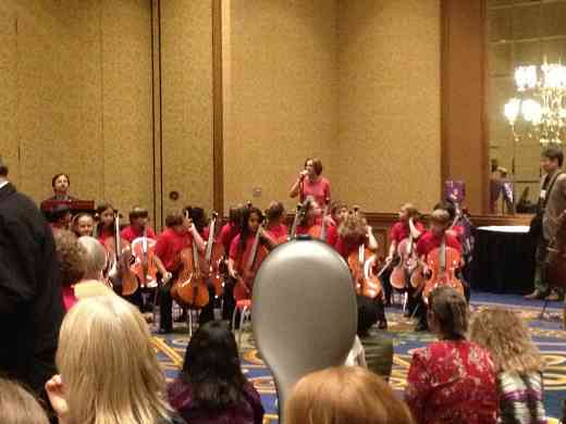 Parker Elementary Suzuki Strings performs at the 2012 Conference