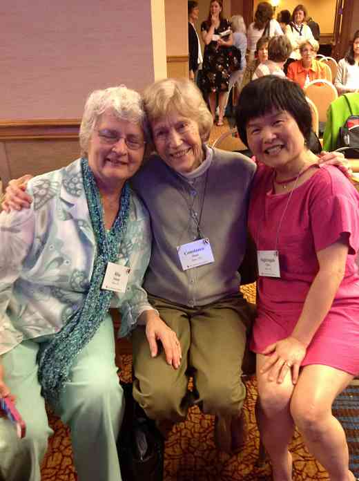 Rita Hauck, Constance Starr, and Nightingale Chen at the 2012 Conference