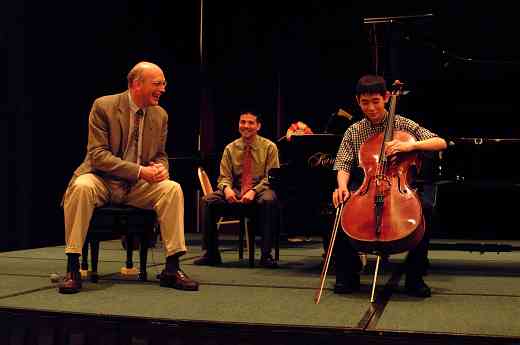 Cello masterclass at the 2002 SAA Conference