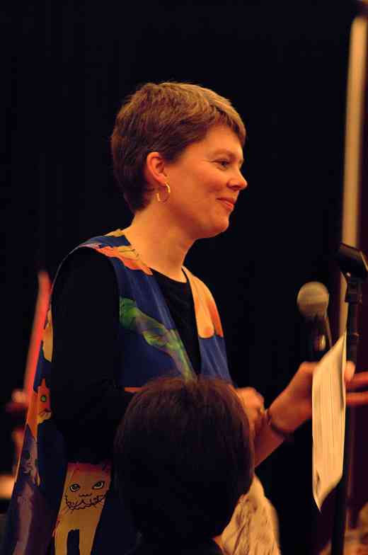 Carrie Reuning-HUmmel at the 2002 SAA Conference