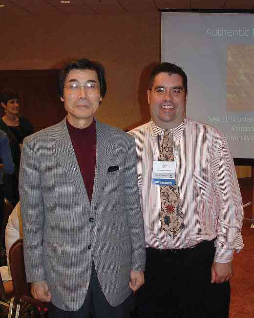 Toshio Takahashi and David Gerry at the 2004 SAA Conference