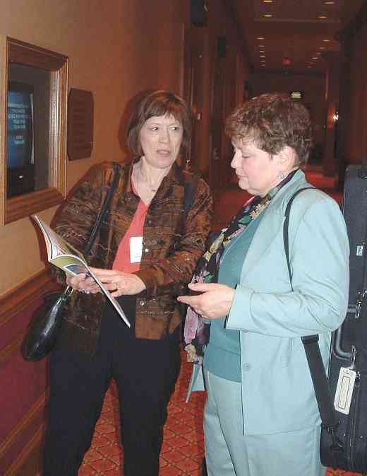 Pam Brasch at the 2004 SAA Conference