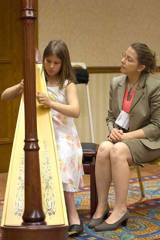 Harp masterclass with Delaine Fedson at the 2006 SAA Conference