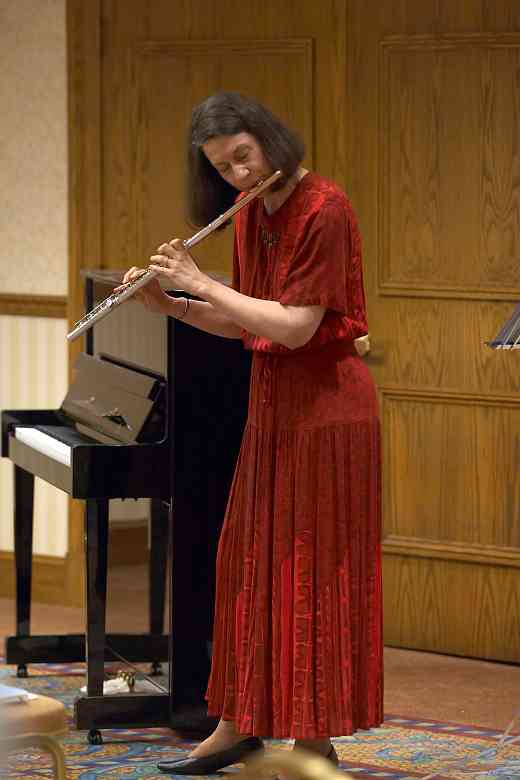 Flute clinician Bonita Boyd gives a session at the 2006 SAA Conference